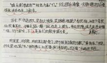 人生的第一次作文