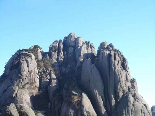 黄山天都峰组成