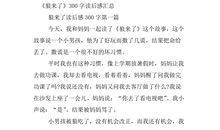 管好自己就能飞读后感300字