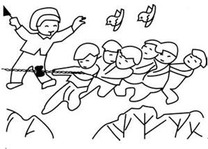 二年级作文拔河比赛