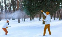 冬天打雪仗的作文