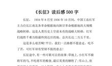500字读后感大全