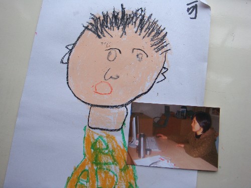 我画自己的画像