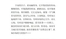 下雨的日子作文