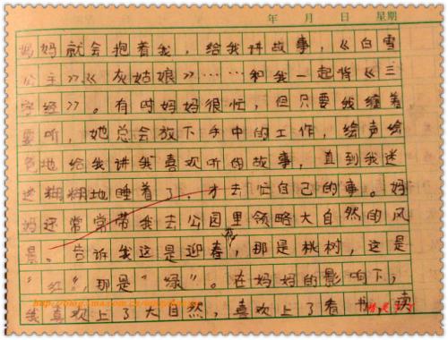 父母的爱情作文