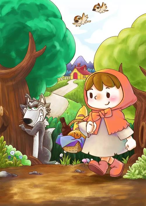 格林童话小红帽