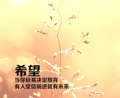 青年励志句子和图片可以谈论：每天只看目标，不要总是思考障碍