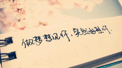 签署4个字来温暖你的心