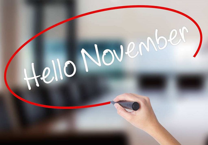 十月再见，十一月你好