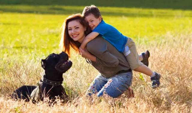 带孩子的幸福句子