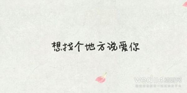 八个简短的爱语