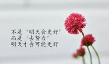 既温柔又励志的句子