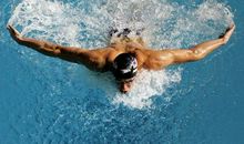 游泳很开心的句子