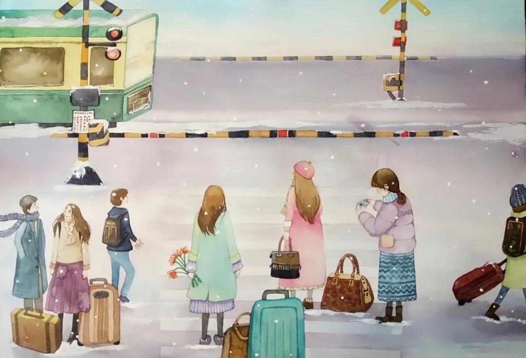 描写春节回家的诗