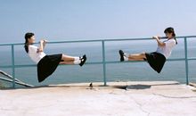 和小朋友一起开心的句子