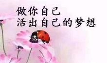 给自己的一句话励志