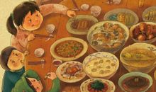 晒年夜饭朋友圈说说