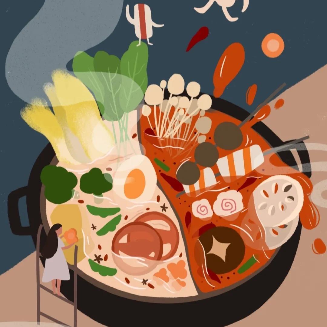 20,活着给了我一包火锅底部,我想穿过它,继续煮沸。