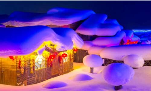 描述短暂的雪句1