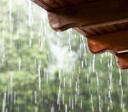 关于雨天气的问候文本消息