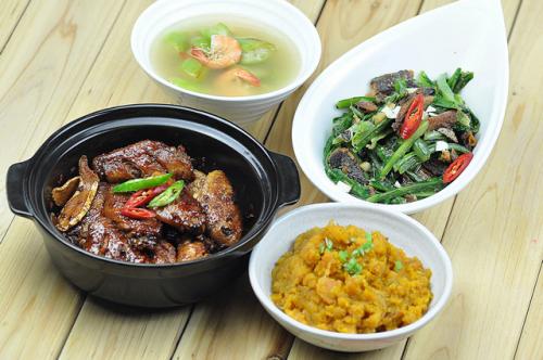 问候在晚上吃饭