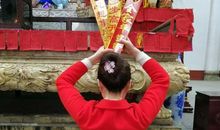 烧香拜佛发表心情说说