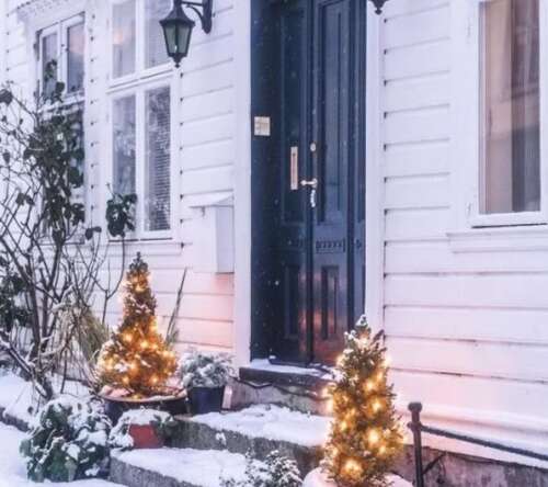 适合雪中的盲人