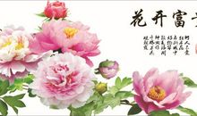 牡丹花开了写成拟人