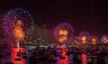 新年放烟花的句子