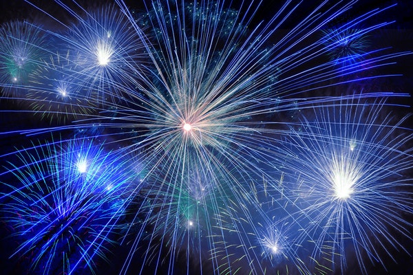 在新年前夜描述句子1