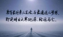 励志正能量的诗句