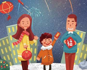 中国新年在家庭包装中的情绪饺子2