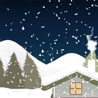 2022冬季温暖的雪拷贝写字