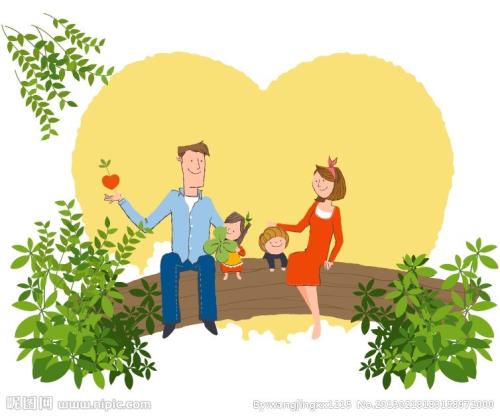 快乐的一家人