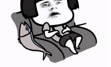 在气温下降的寒冷天气里，不想上班的情绪被描述出来