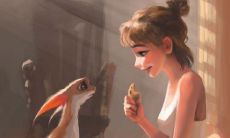 一系列生动鲜明的句子，描绘女性幸福快乐的绚丽场景