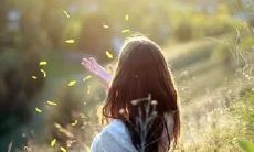 深藏痛苦的幸福表象：一个描述内心矛盾的句子