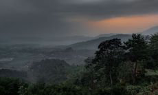 迈步庐山，仰天长啸，我灵魂沐浴在万千诗句之中，山川秀美，岚光四溢，仿佛人间仙境，备尝胜妙无遗之感