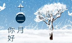 欢迎十二月，送上温馨问候：愿你在这个美好的月份里充满幸福与欢乐！