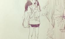 利用伤感歌曲的语句，进行感性表达，让心灵更加动容