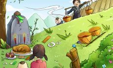 一份充满敬意与慈爱的扫墓祭祖祝福语，缅怀已故亲人并抒发对他们的深深思念之情