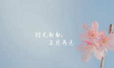 用唯美文艺的言辞述说三月的离别与四月的相遇和转变