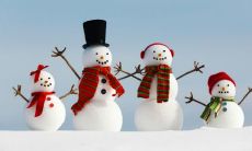 享受堆雪人带来的欢乐——一个让人欢心的冬季乐趣！