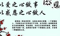 由心而发的感恩之情，向陪伴我走过人生旅程的朋友们致谢