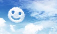 一句代表高兴微笑的表情的话语